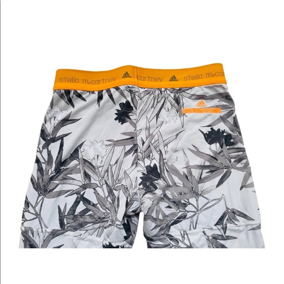 Adidas by Stella McCartney Yoga Clima Bamboo Tight Gray & White Leggings Sz S - Picture 5 of 9